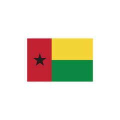 Flag of Guinea-Bissau vector symbol
