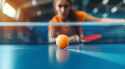 Table tennis background. 