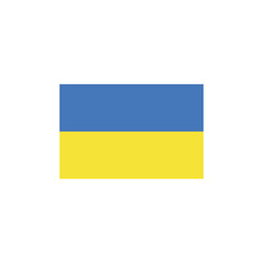 Flag of Ukraine vector symbol
