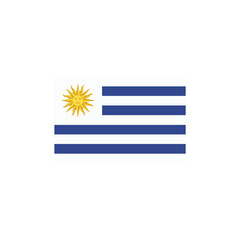 Obraz premium Flag of Uruguay vector symbol