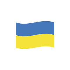 Flag of Ukraine vector symbol