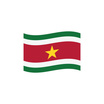 recommend clip art: Flag of Suriname vector symbol
