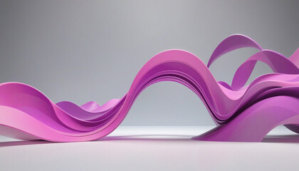 Sleek 3d digital art, simple backdrop, contemporary visuals