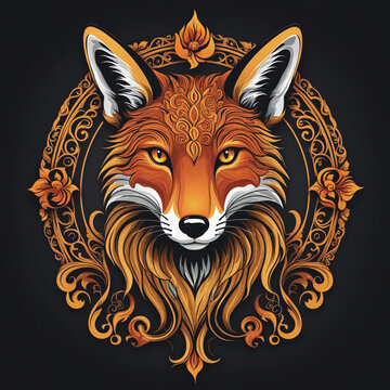 Fox  Animal Illustration Logo Version 6