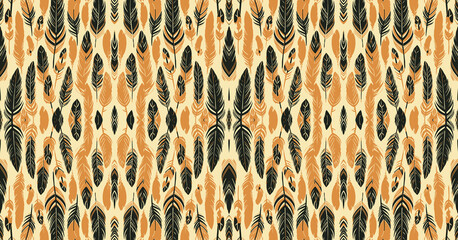 Seamless batik pattern,Seamless tribal batik pattern,and Seamless motif pattern resemble ethnic boho, Aztec,and ikat styles.designed for use in satin,wallpaper,fabric,curtain,carpet,Batik Embroidery