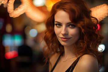Fototapeta premium Play casino slots win games money cash conceptual Generative AI picture