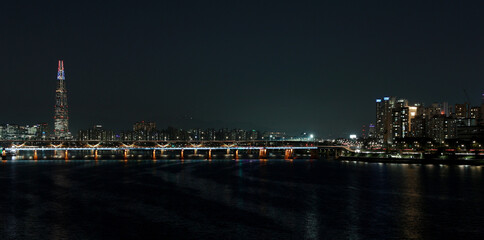 the night view of the Han River