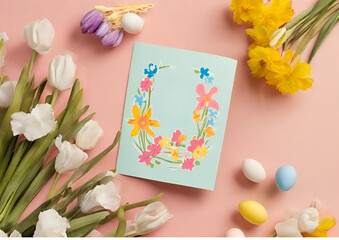Enchanting Easter Delights: Explore Vibrant Hand-Drawn Illustrations of Cheerful Bunnies, Festive Eggs, and Delightful Pastel Scenes for a Joyful Spring Celebration