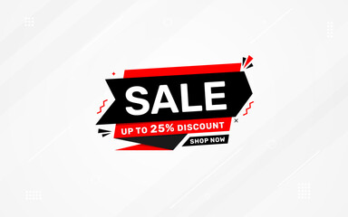 Sale banner template design vector illustration, Special offer sale tag,  sale offer banner. Sale Discount template for marketing promotion, retail, store, shop, online store, or website.