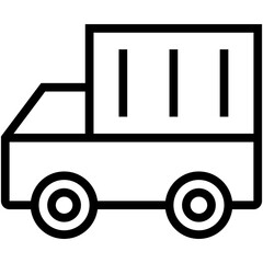 Delivery Van Vector Icon