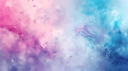 Watercolor Elegance. Abstract Background with Artistic Flourish