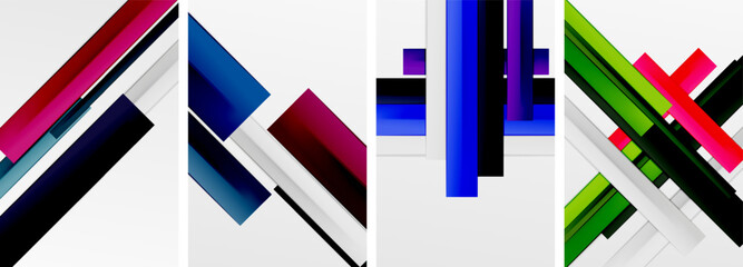 Stripes and lines poster abstract backgrounds. Vector illustration For Wallpaper, Banner, Background, Card, Book Illustration, landing page