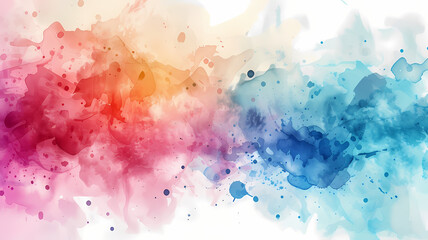 Fototapeta premium Soft and Expressive Watercolor Brushstrokes on Background
