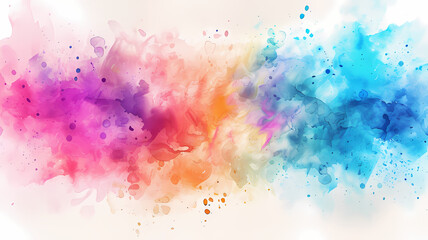 Obraz premium Watercolor Paint Abstract Background with Artistic Splash