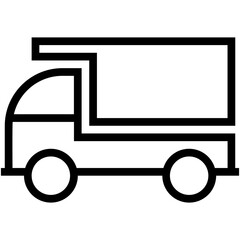 Delivery Van Vector Icon