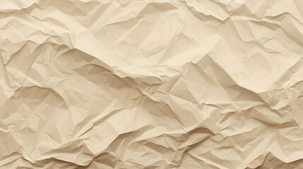 Obraz premium Recycle brown paper crumpled texture. Old paper surface for background.