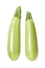 Two Zucchini Isolated - 719126701