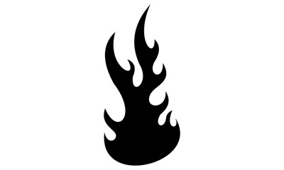 hotfire, fire, icon silhouette vector logo