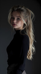 Naklejka premium portrait of a girl