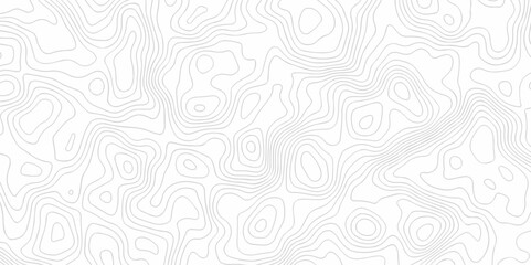 Topographic map. Geographic mountain relief. Abstract lines background. Contour maps. Vector illustration, Topo contour map on white background, Topographic contour lines vector map seamless pattern.