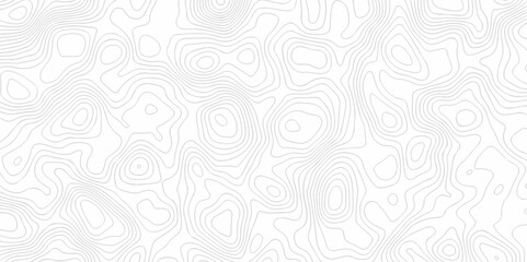 Topographic map. Geographic mountain relief. Abstract lines background. Contour maps. Vector illustration, Topo contour map on white background, Topographic contour lines vector map seamless pattern.