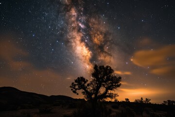 A stunning view of the Milky Way galaxy from a remote, dark location, emphasizing the beauty of the night sky