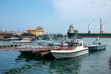 
 the port of Djibouti