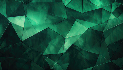 Abstract green glass texture background - obrazy, fototapety, plakaty
