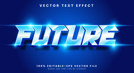 Sport Future editable text effect font style