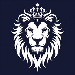 Animal Lion. Logo illustration of a Lion. Lion emblem, icon, logotype,decal, print.