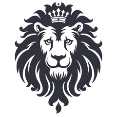 Animal Lion. Logo illustration of a Lion. Lion emblem, icon, logotype,decal, print.