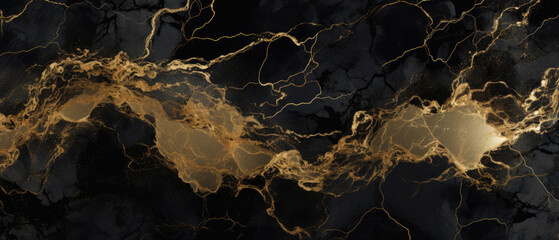 Black and gold marble/granite texture background, royal marble texture