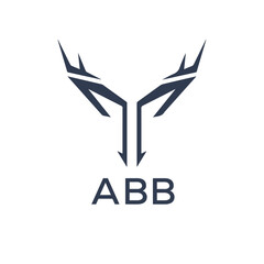 ABB Letter logo design template vector. ABB Business abstract connection vector logo. ABB icon circle logotype.
