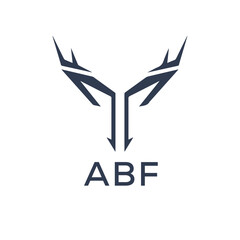 ABF Letter logo design template vector. ABF Business abstract connection vector logo. ABF icon circle logotype.
