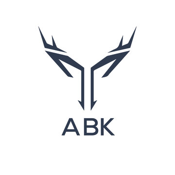 ABK Letter logo design template vector. ABK Business abstract connection vector logo. ABK icon circle logotype.
