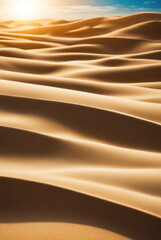 Fototapeta na wymiar Serene Dunes Overlooking Ocean at Sunrise