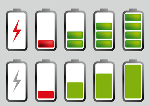 Icon Low Charge Battery - Niveau charge batterie portable