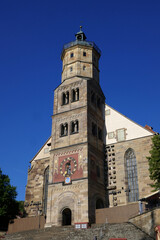 Fototapeta na wymiar St. Michael in Schwaebisch Hall