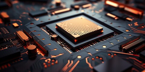 complicated electronic construction material background