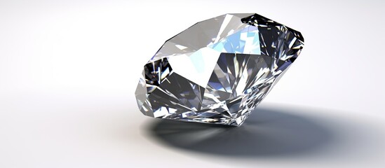 Shiny Diamond clear cut beveled