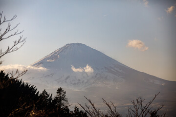 Fuji Mountain And City in Japan