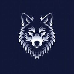 Animal Wolf. Logo illustration of a Wolf. Wolf emblem, icon, logotype,decal, print.