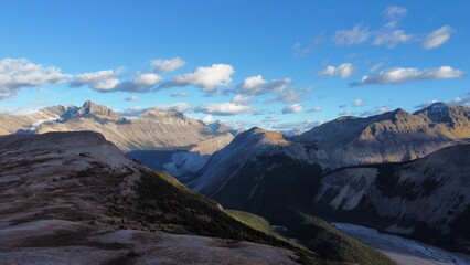 Rocky mountains in Jasper national park