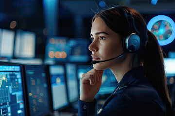 Young Woman Working as Customer Care Support