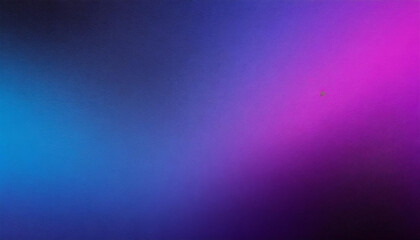 Obraz premium Blue purple black grainy gradient banner background website page header abstract noise effect design
