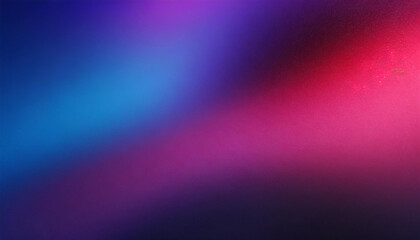 Obraz premium Blurred color gradient purple pink blue grainy color gradient background dark abstract backdrop banner poster card wallpaper website header design
