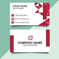 Creative and Clean Business Card Design Template