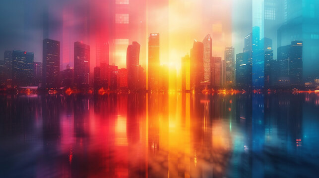 stylish business PowerPoint Background 16:9 Ultra High Definition Image
