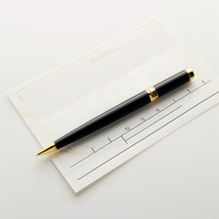 Classic Pen on Check