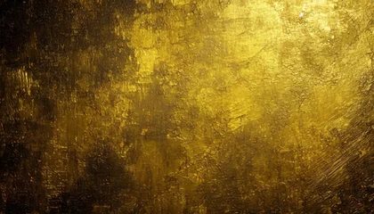 Fotobehang Gold background. Rough golden texture. Luxurious gold template for text design, lettering. © netsay
